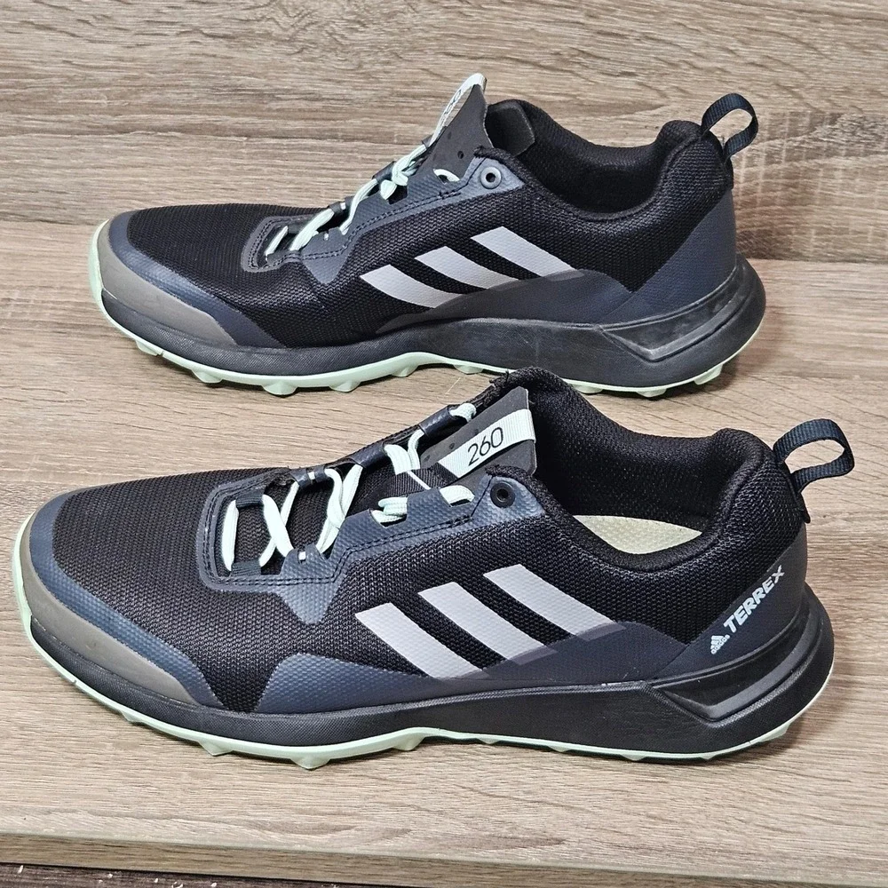 Adidas Terrex Speed Flow 260 Trail Running Shoes Black Mint Green Womens Sneaker